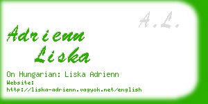 adrienn liska business card